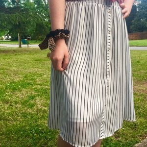 Striped Midi Skirt 🌸 ❗️Sale❗️